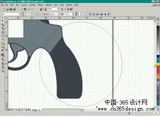 CorelDRAW绘制手枪（图十八）