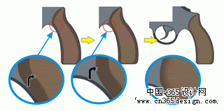 CorelDRAW绘制手枪（图二十四）