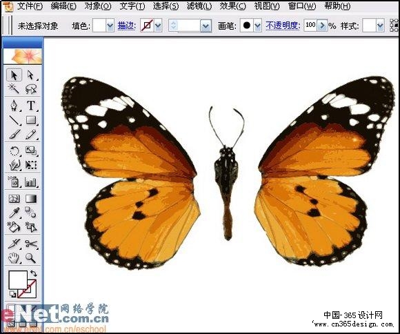 用Illustrator打造蝴蝶飞舞效果(3)