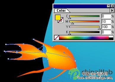 Illustrator绘制漂亮的海底世界_中国设计秀网络学院转载