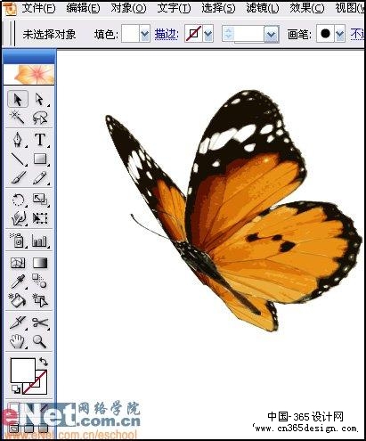 用Illustrator打造蝴蝶飞舞效果(4)