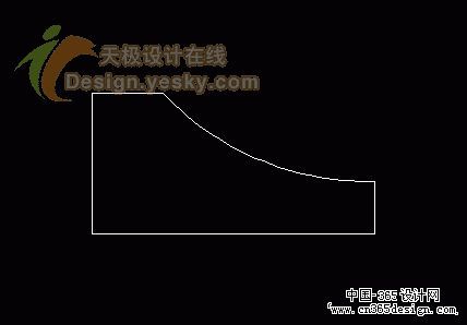 巧用AutoCAD正确再现不规则材料圆弧边