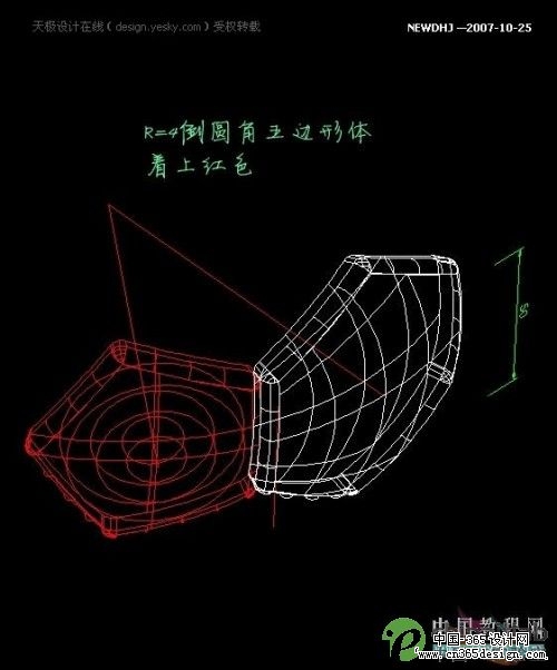 AutoCAD五分钟内画一个足球_天极设计在线转载