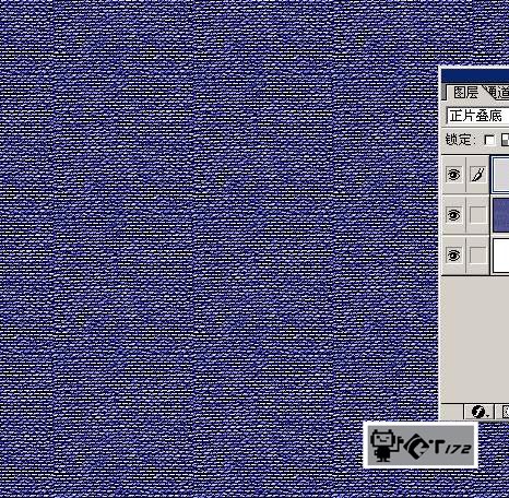 Photoshop巧绘制牛仔布底纹