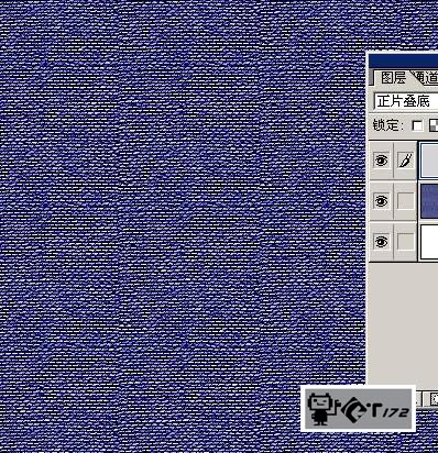 Photoshop巧绘制牛仔布底纹
