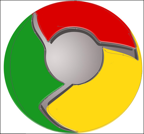 制作Google Chrome浏览器LOGO