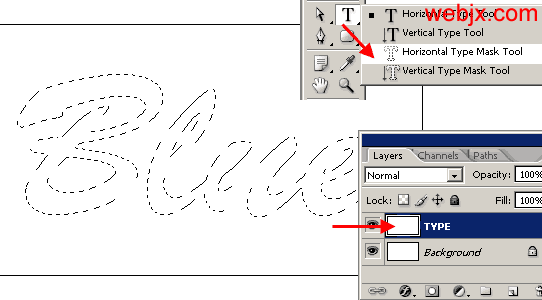 PS特效：水粉纸上的手绘字