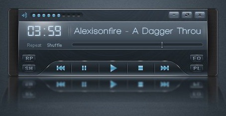 Photoshp鼠绘一个时尚的音乐播放器