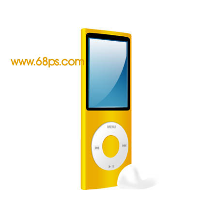 Photoshop鼠绘一个精美的ipod mp3