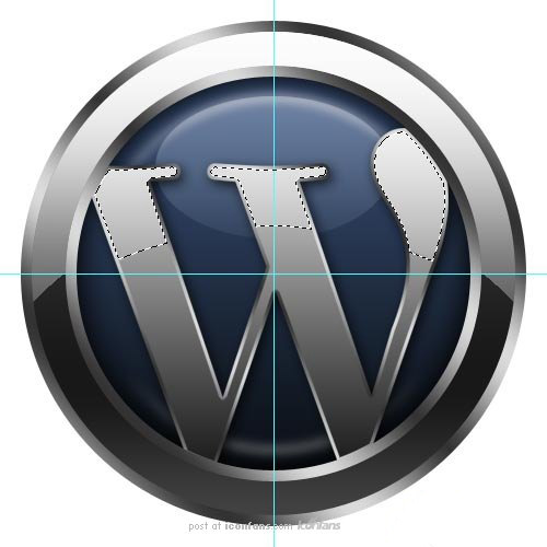 Photoshop绘画一个WordPress Logo