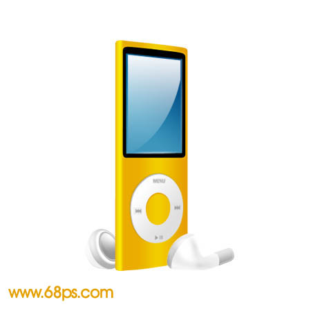 Photoshop鼠绘一个精美的ipod mp3